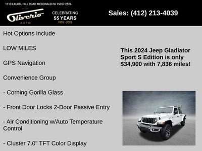 2024 Jeep Gladiator Sport