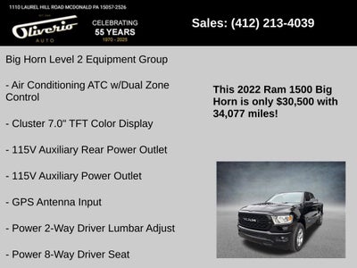 2022 RAM 1500 Big Horn/Lone Star