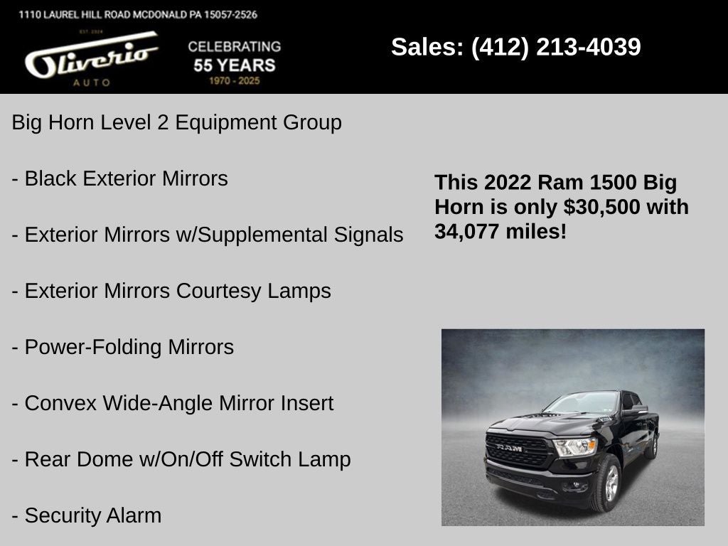 2022 RAM 1500 Big Horn/Lone Star