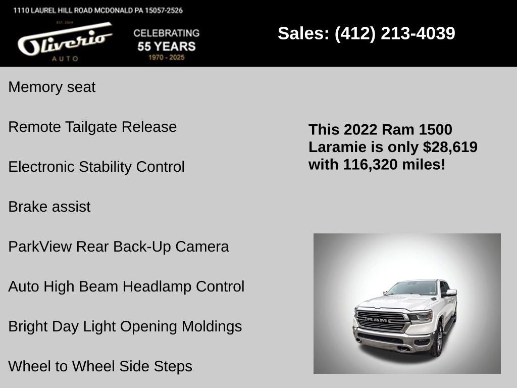 2022 RAM 1500 Laramie