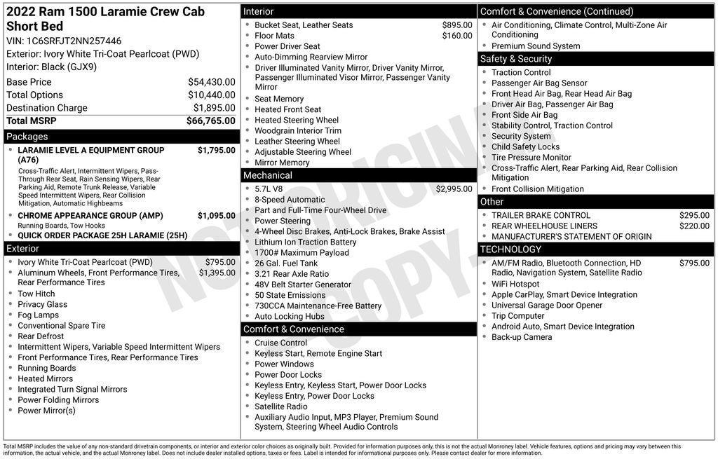 2022 RAM 1500 Laramie