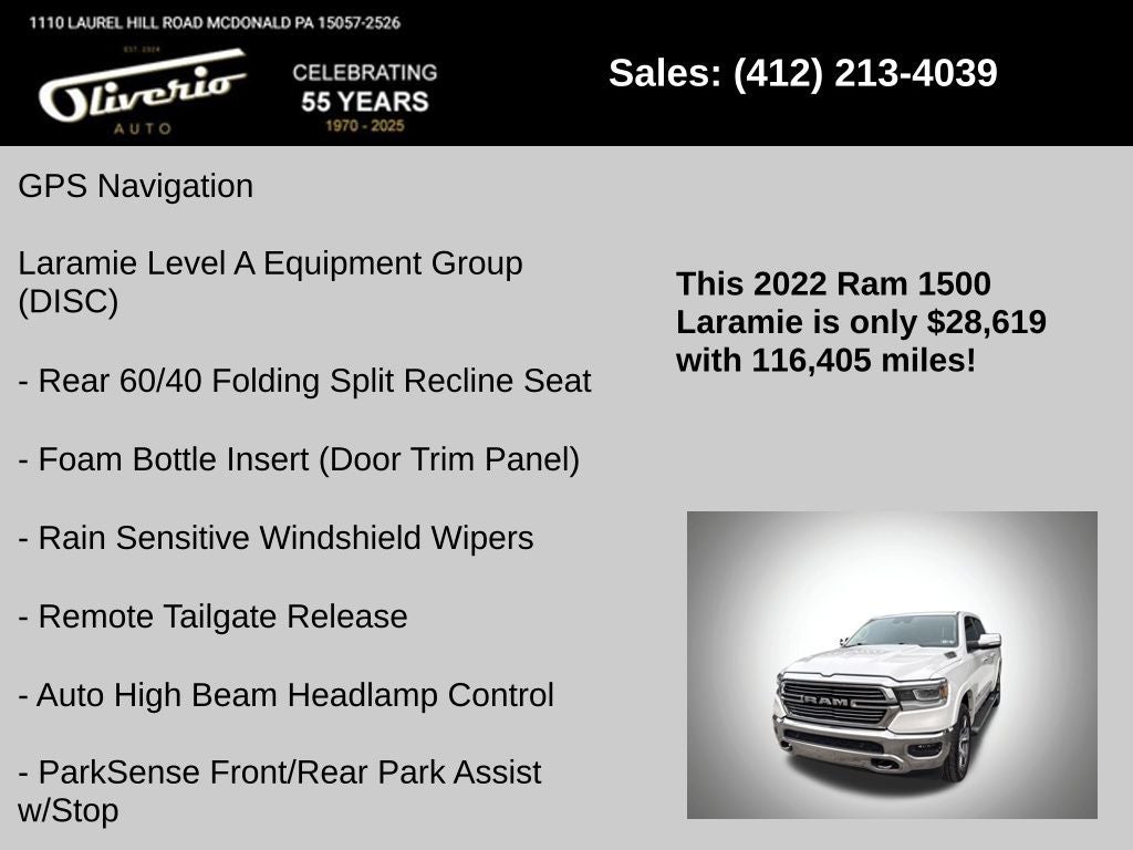 2022 RAM 1500 Laramie