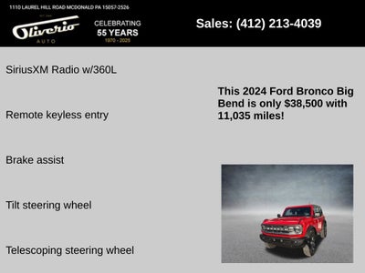 2024 Ford Bronco Big Bend