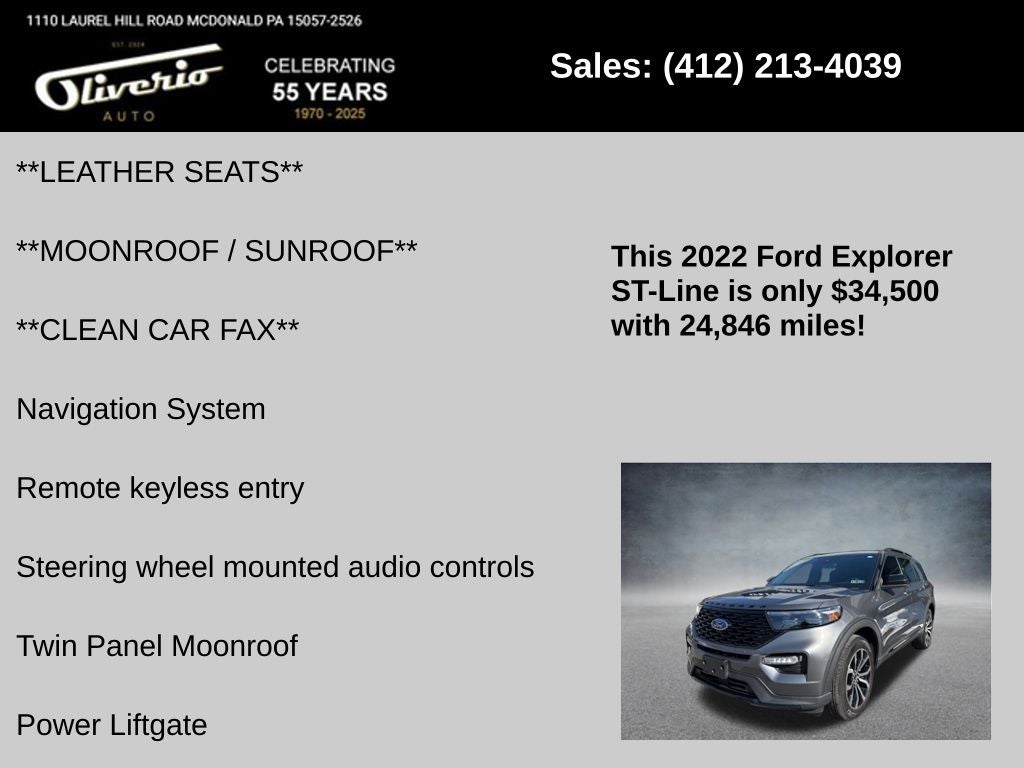 2022 Ford Explorer ST-Line