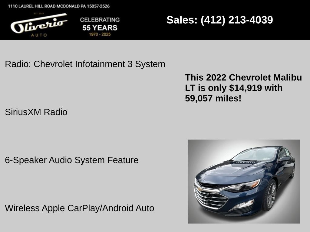 2022 Chevrolet Malibu LT