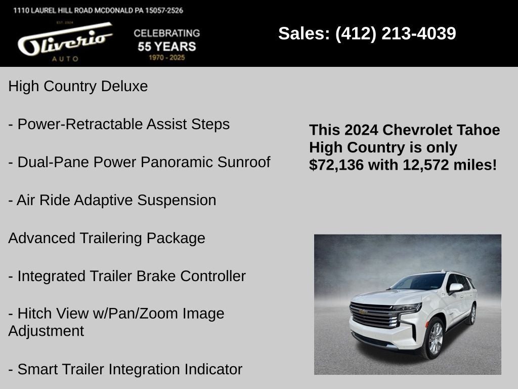 2024 Chevrolet Tahoe High Country