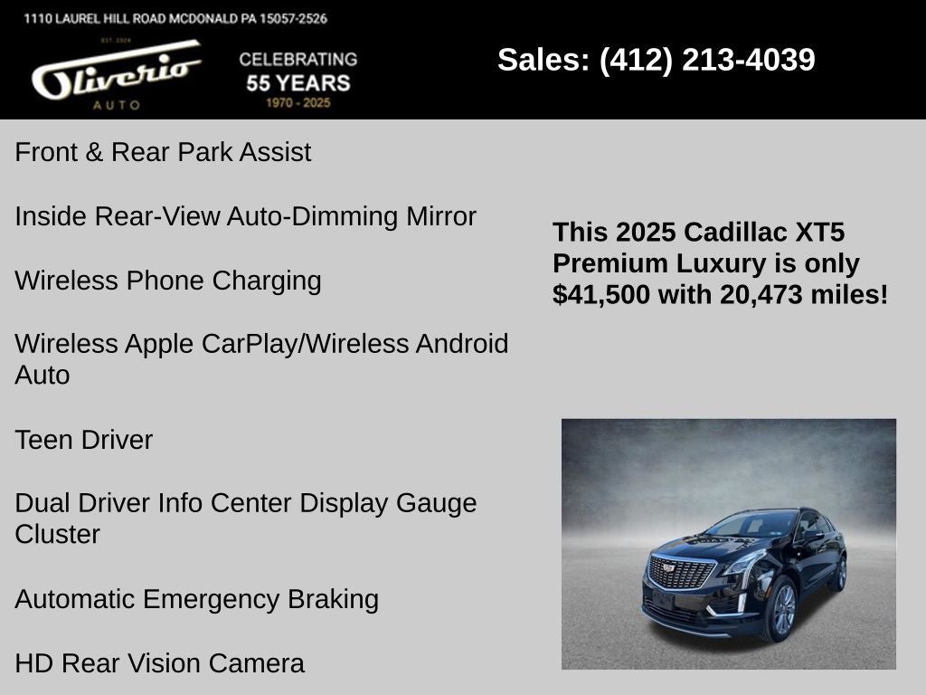 2025 Cadillac XT5 Premium Luxury