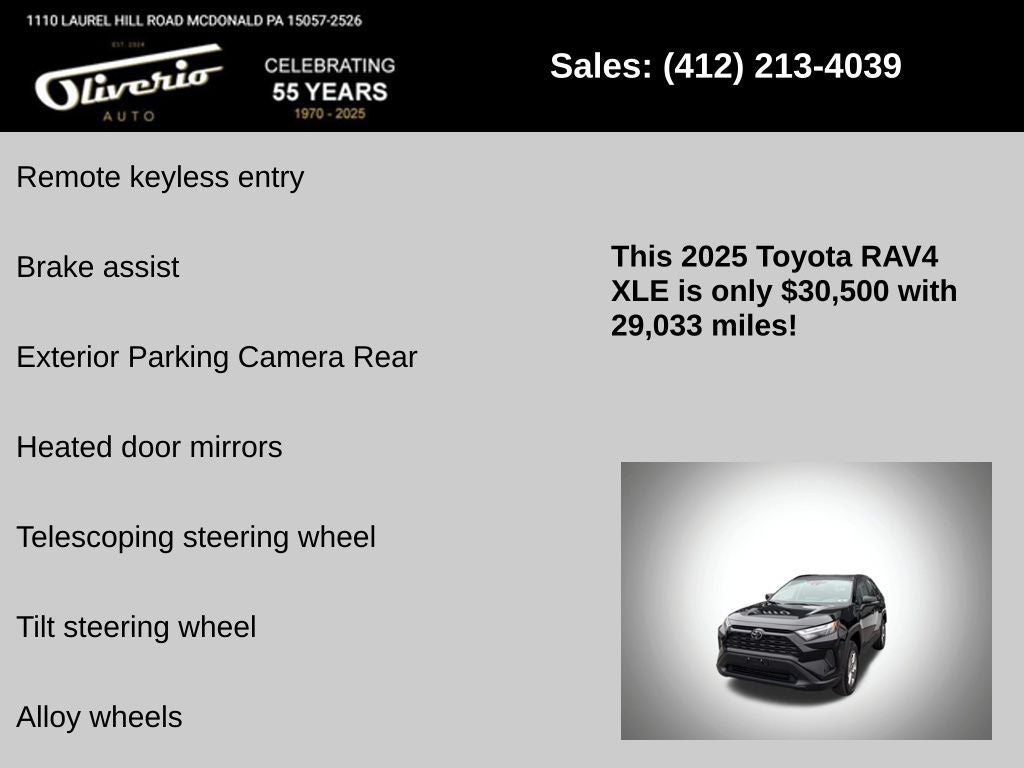 2025 Toyota RAV4 XLE