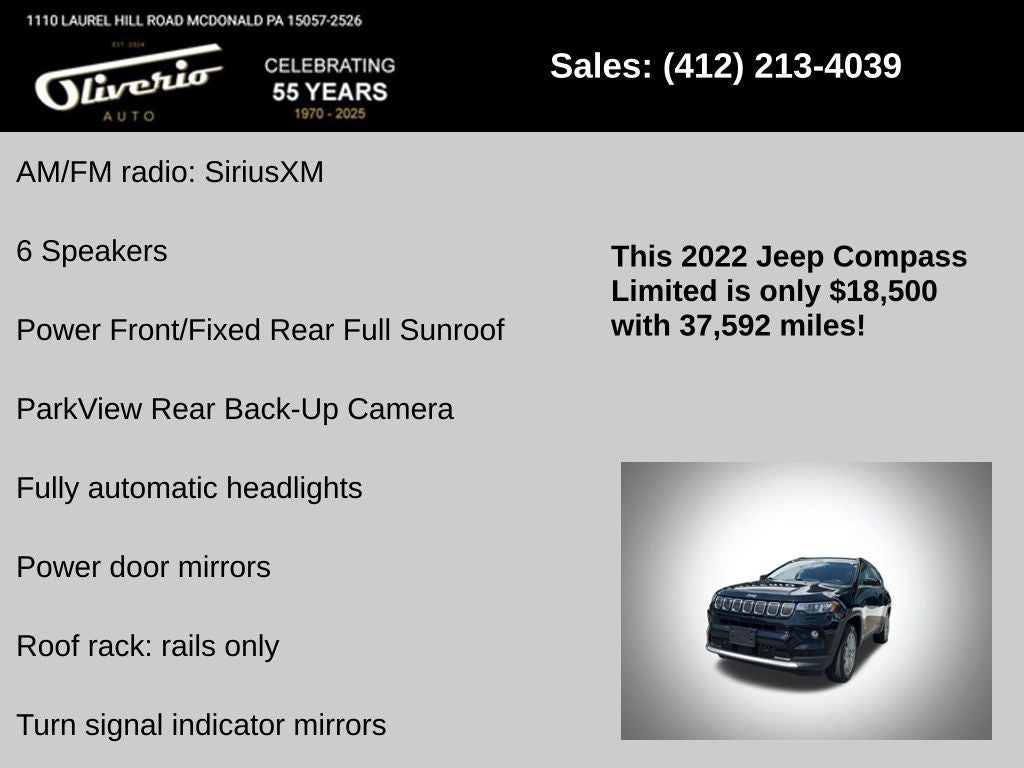 2022 Jeep Compass Limited
