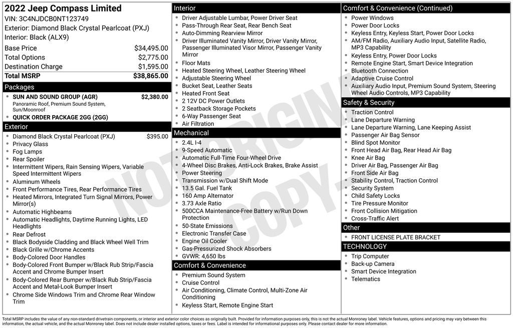 2022 Jeep Compass Limited