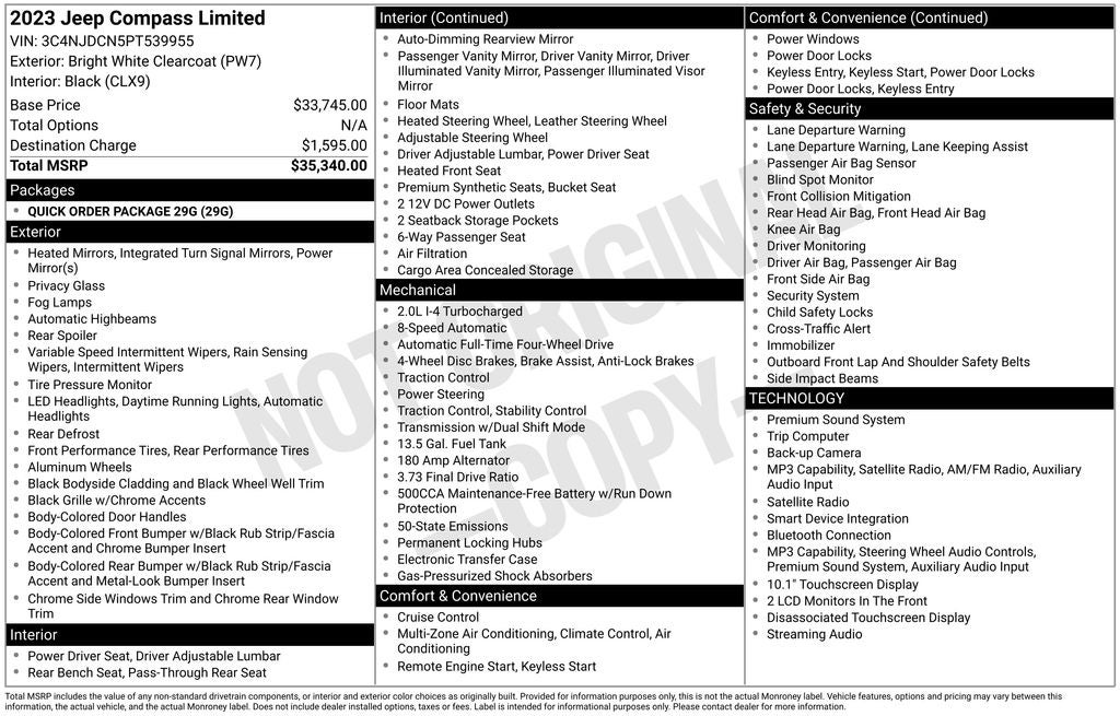 2023 Jeep Compass Limited