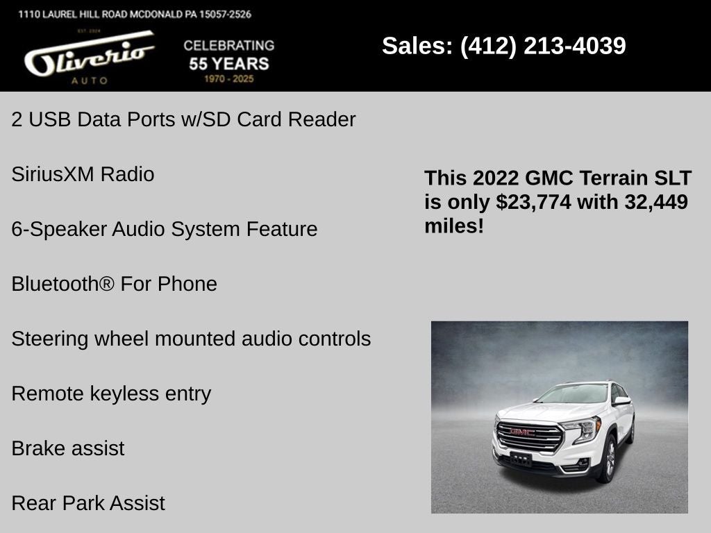 2022 GMC Terrain SLT