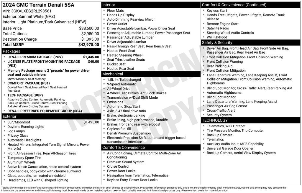 2024 GMC Terrain Denali