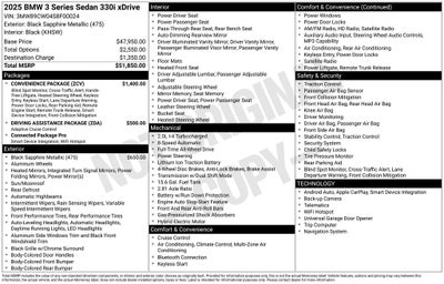 2025 BMW 3 Series 330i xDrive