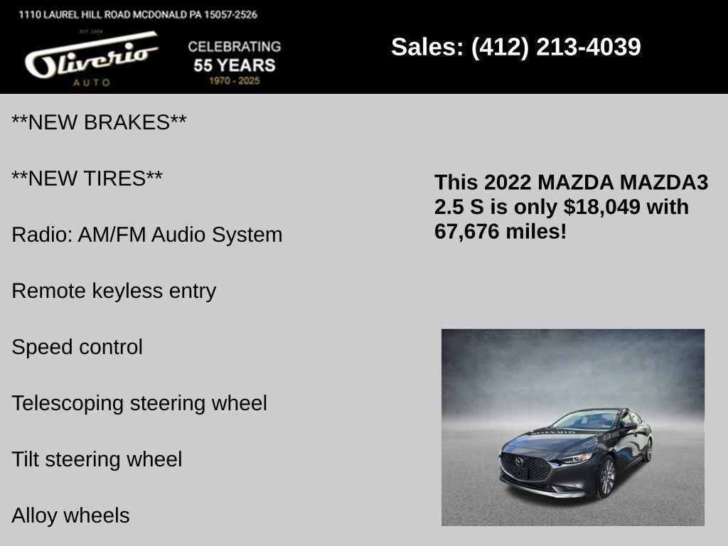 2022 Mazda Mazda3 Select