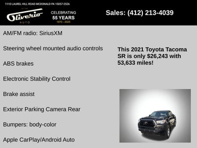 2021 Toyota Tacoma SR