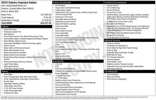 2023 Subaru Impreza Base