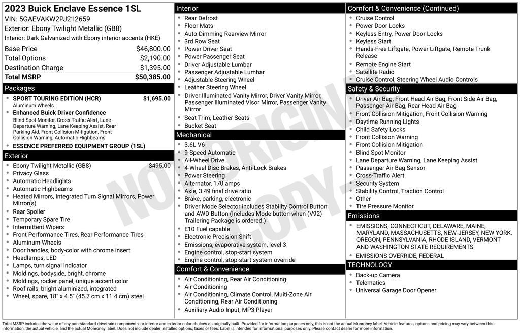 2023 Buick Enclave Essence