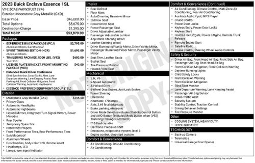 2023 Buick Enclave Essence