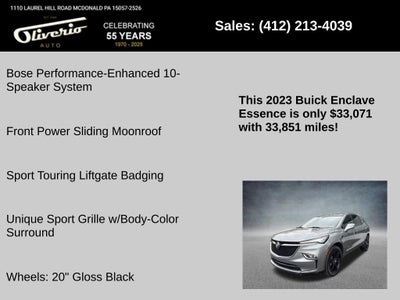 2023 Buick Enclave Essence