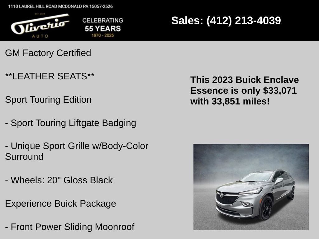 2023 Buick Enclave Essence