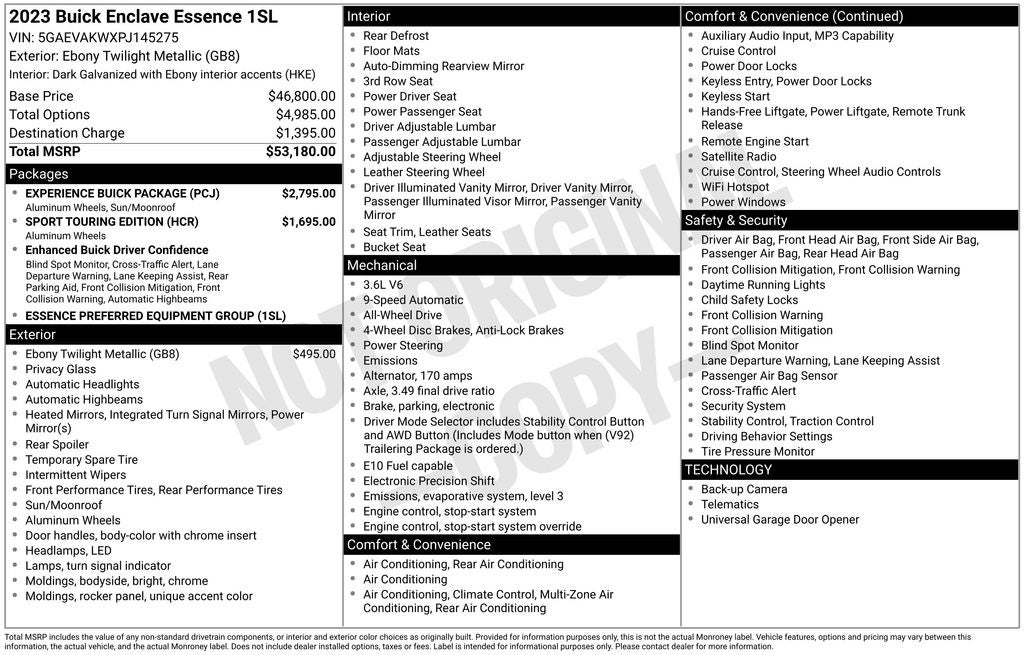 2023 Buick Enclave Essence