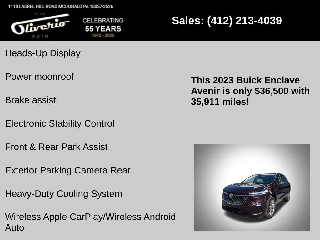 2023 Buick Enclave Avenir