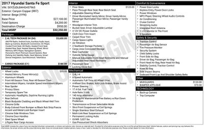 2017 Hyundai Santa Fe Sport 2.4 Base