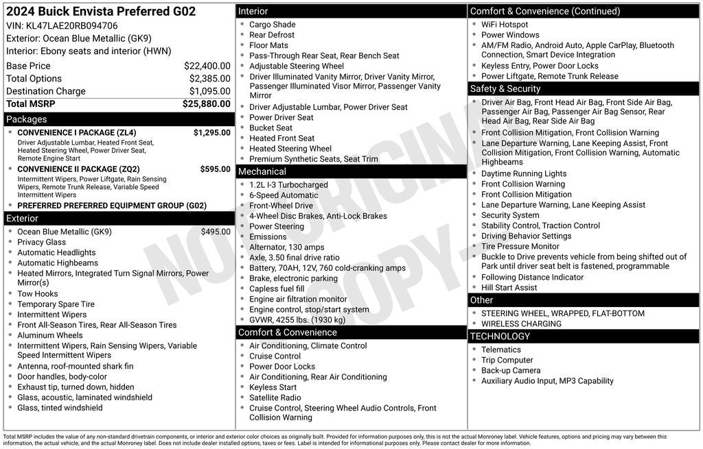 2024 Buick Envista Preferred