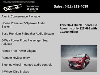 2024 Buick Encore GX Avenir