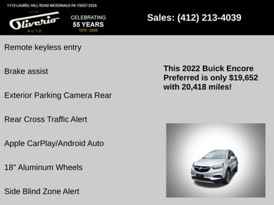 2022 Buick Encore Preferred