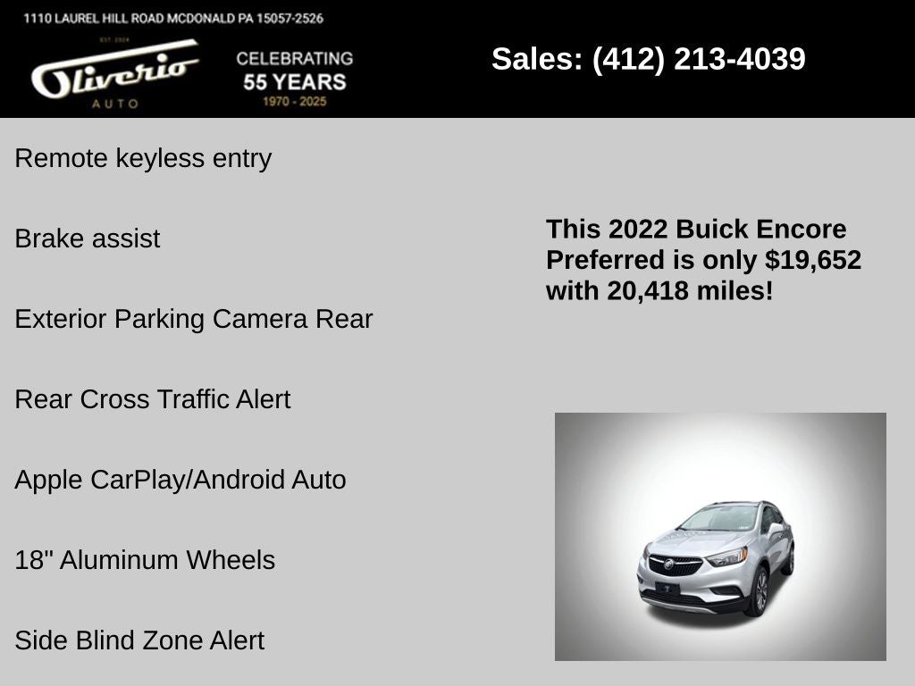 2022 Buick Encore Preferred