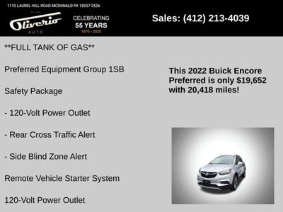 2022 Buick Encore Preferred