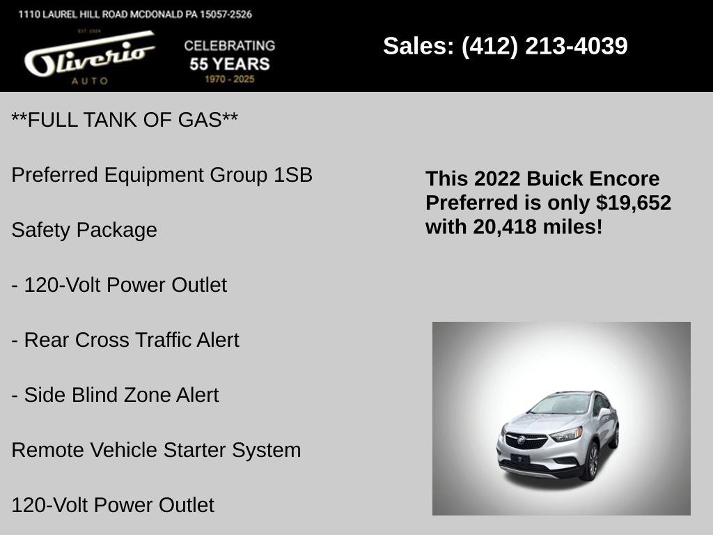 2022 Buick Encore Preferred