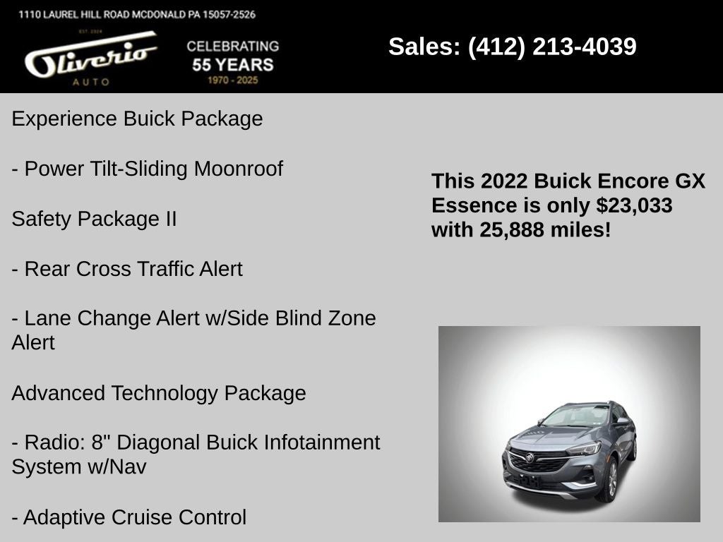 2022 Buick Encore GX Essence