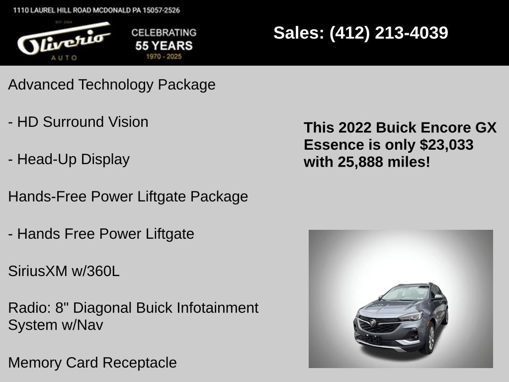 2022 Buick Encore GX Essence