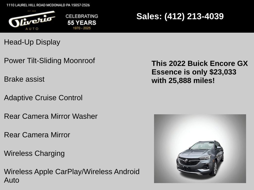 2022 Buick Encore GX Essence