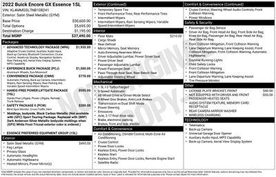2022 Buick Encore GX Essence