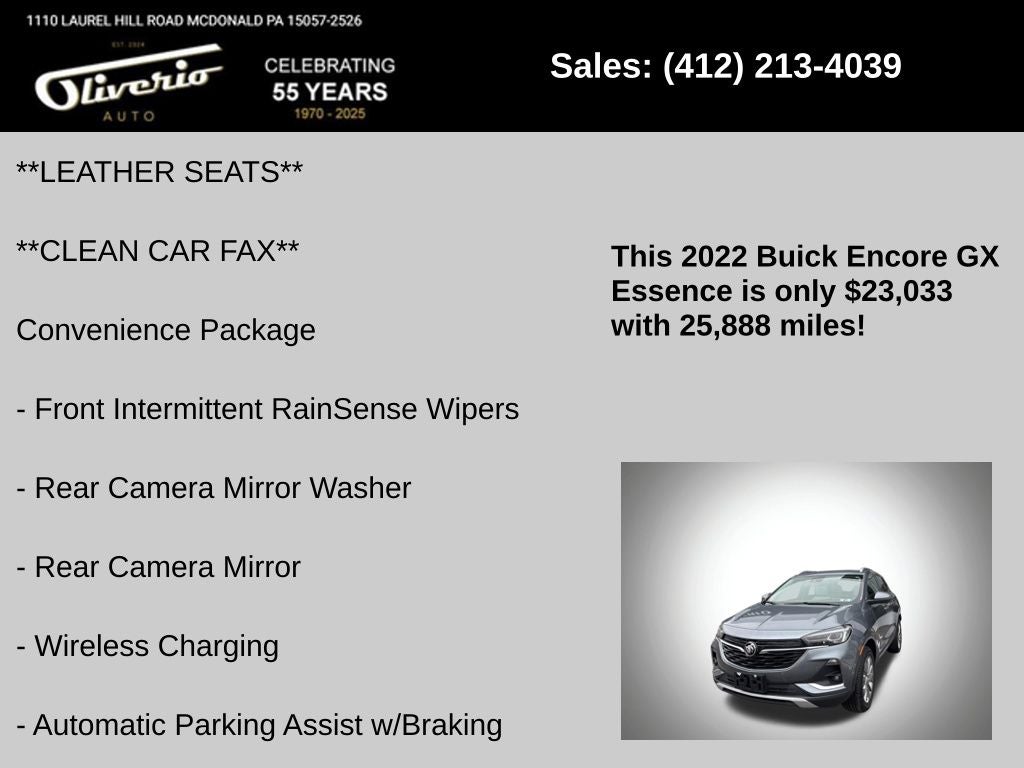 2022 Buick Encore GX Essence