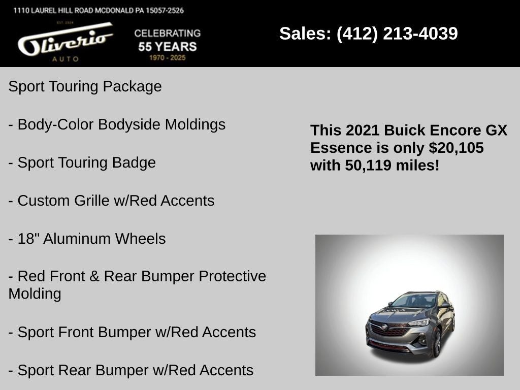 2021 Buick Encore GX Essence