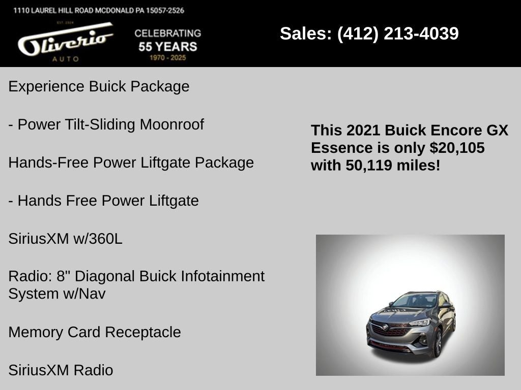 2021 Buick Encore GX Essence