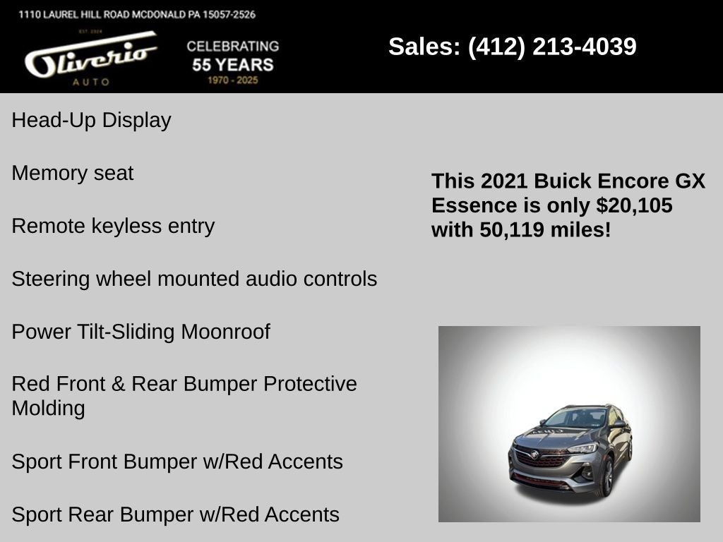 2021 Buick Encore GX Essence