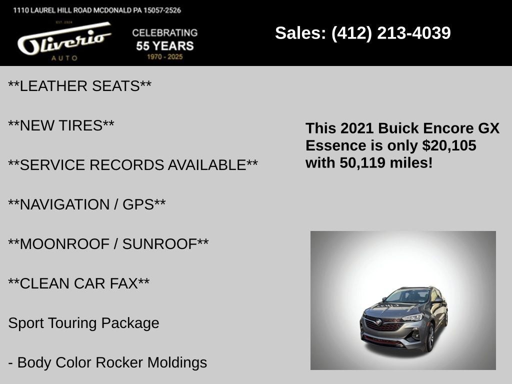 2021 Buick Encore GX Essence