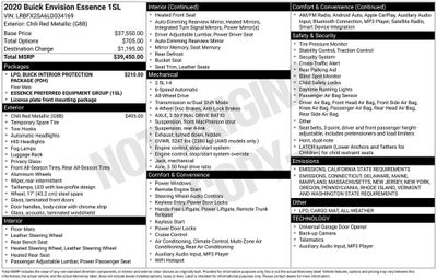 2020 Buick Envision Essence
