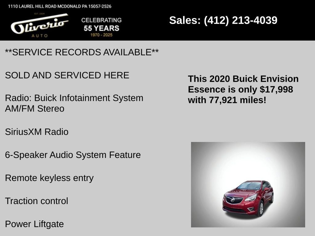 2020 Buick Envision Essence