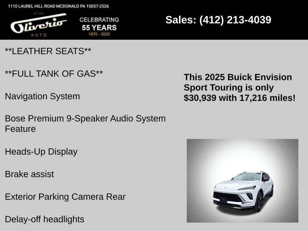 2025 Buick Envision Sport Touring