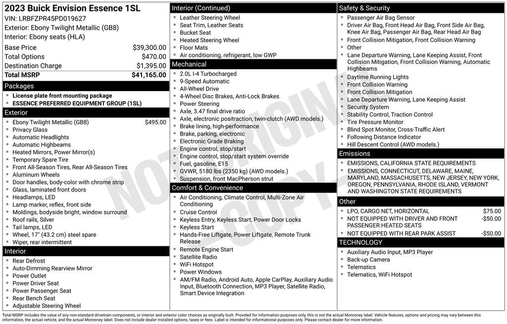 2023 Buick Envision Essence
