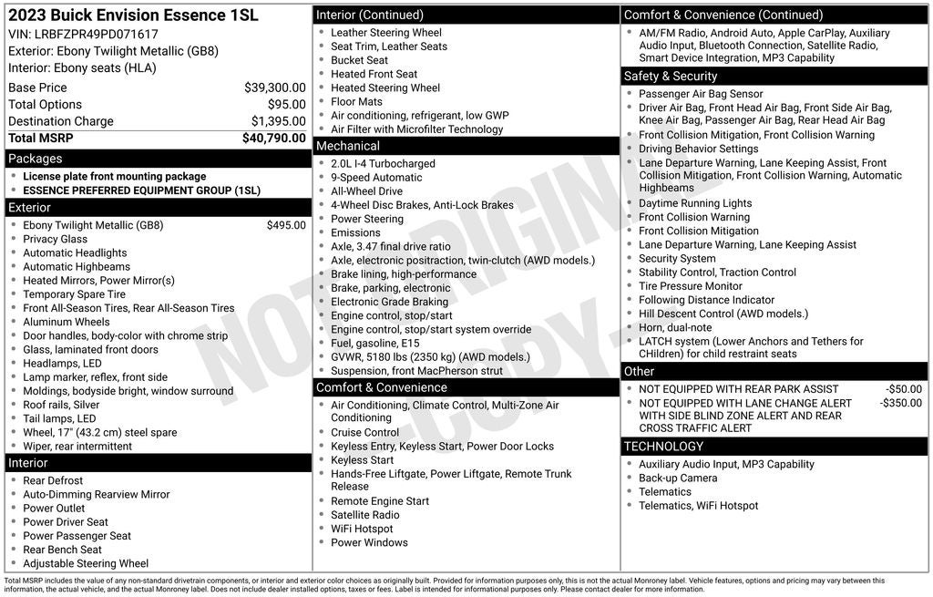2023 Buick Envision Essence