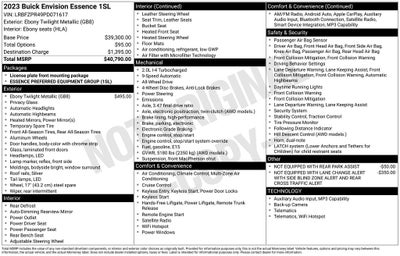 2023 Buick Envision Essence