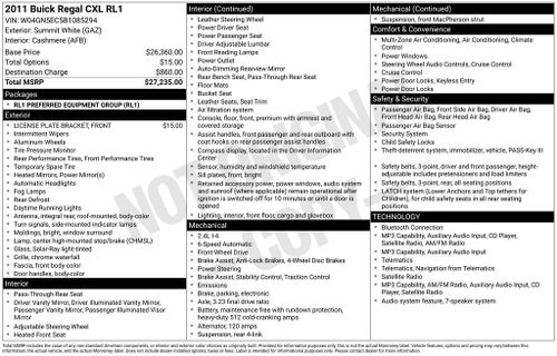 2011 Buick Regal CXL Russelsheim